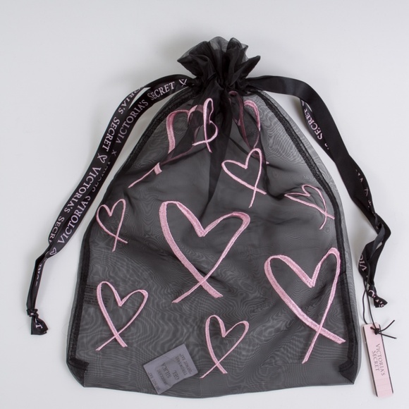 Victoria's Secret Pink Heart Lingerie Bag - Picture 2 of 7